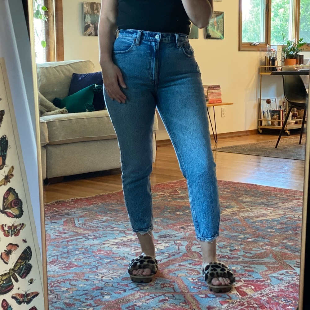 Abercrombie High Rise Mom Jeans